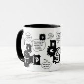 Unzählige Blumentöpfe Tasse (Vorderseite Links)