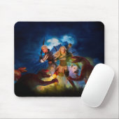 Unzählige Flammen - Maus-Matte Mousepad (Mit Mouse)