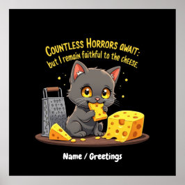 Unzählige Horror warten, aber ich bleibe treu Poster