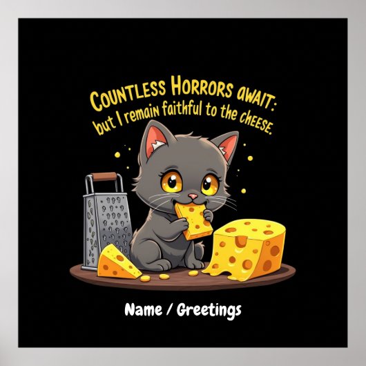 Unzählige Horror warten, aber ich bleibe treu Poster (Vorne)