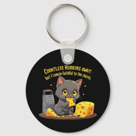 Unzählige Horror warten, aber ich bleibe treu Schlüsselanhänger