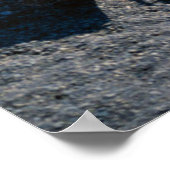 Unzählige Stühle am Strand Poster (Ecke)