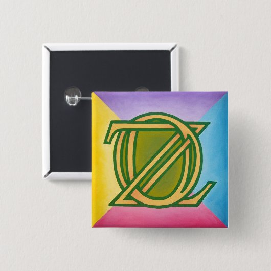 Unze Pinback Button (Vorne & Hinten)