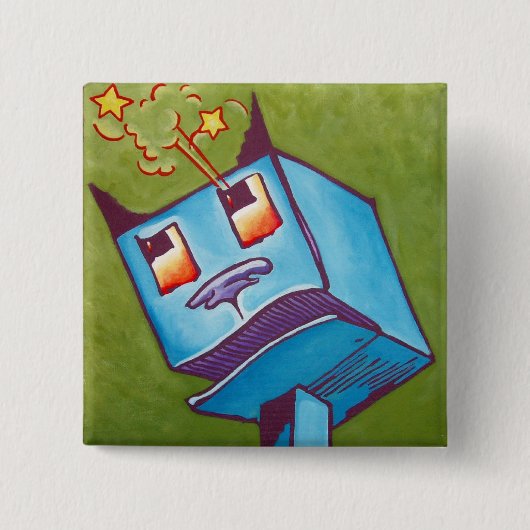 Unze Pinback - das benommene Button (Vorderseite)