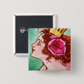 Unze Pinback - Ozma Button (Vorne & Hinten)