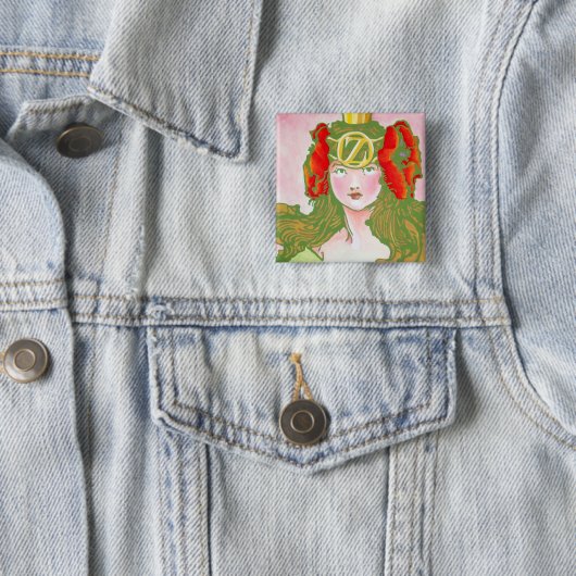 Unze Pinback - Ozma Button (Beispiel)