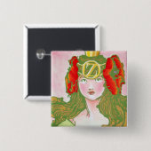 Unze Pinback - Ozma Button (Vorne & Hinten)