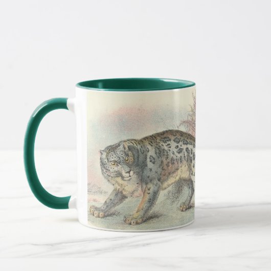 Unze (Schnee-Leopard) jetzt L… Tasse (Links)