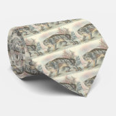 Unze (Schnee-Leopard) Krawatte (Gerollt)