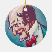 Unze-Verzierung - der Zauberer Keramik Ornament (Hinten)