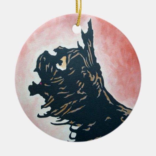 Unze-Verzierung - Toto Keramikornament (Vorne)