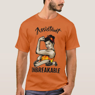 Unzerbrechliche Assistentin Funny Geburtstagsgesch T-Shirt