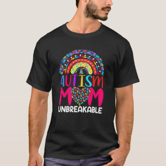 Unzerbrechliche Autismus-Mutter Unordentlicher Kno T-Shirt
