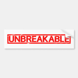 Unzerbrechliche Briefmarke Autoaufkleber