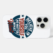 Unzerbrechliche Emblem Case-Mate iPhone Hülle (Rückseite (Horizontal))