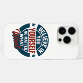 Unzerbrechliche Emblem Case-Mate iPhone Hülle (Rückseite (Horizontal))