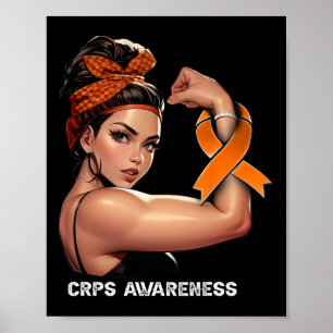 Unzerbrechliche Girl-Mama CRPS-Bewusstsein Poster