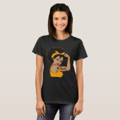 Unzerbrechliche Multiple Sklerose Afro Black T-Shirt (Vorne ganz)