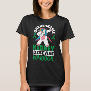 Unzerbrechliche Nierenerkrankung Krieger grünes Ba T-Shirt