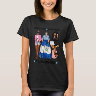 Unzerbrechliche schwarze nicaraguanische Tante Fra T-Shirt