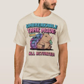 Unzerbrechliche Tank Mode Capybara - Gaming Pixel  (Vorderseite)