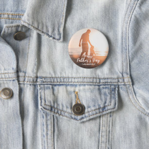 Unzerbrechliche Vater-Sohn-Bindung Vatertagsgesche Button