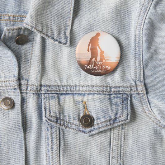 Unzerbrechliche Vater-Sohn-Bindung Vatertagsgesche Button (Beispiel)