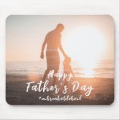Unzerbrechliche Vater-Sohn-Bindung Vatertagsgesche Mousepad (Vorne)