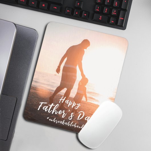 Unzerbrechliche Vater-Sohn-Bindung Vatertagsgesche Mousepad