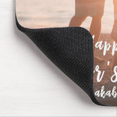 Unzerbrechliche Vater-Sohn-Bindung Vatertagsgesche Mousepad (Ecke)