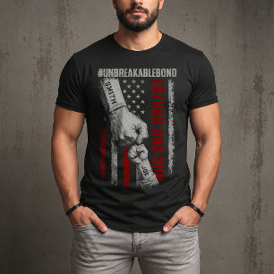 Unzerbrechliche Vater-Sohn-Bindung Vatertagsgesche T-Shirt