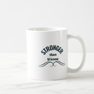 Unzerbrechlicher Geist stärker als du es weißt Sti Kaffeetasse