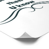 Unzerbrechlicher Geist stärker als du es weißt Sti Poster (Ecke)