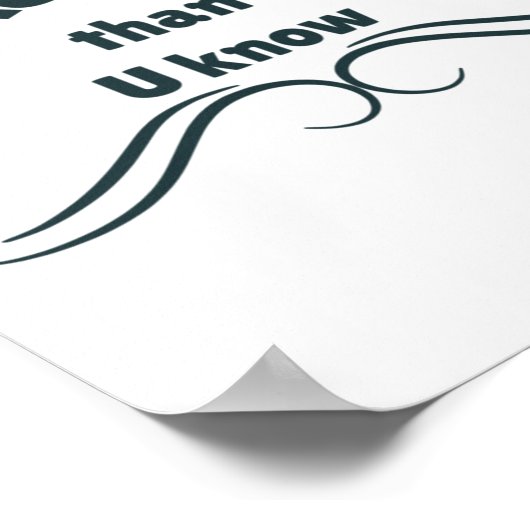 Unzerbrechlicher Geist stärker als du es weißt Sti Poster (Ecke)