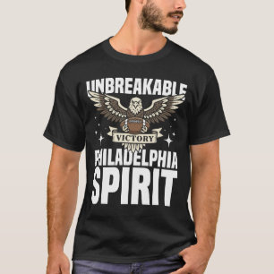 UNZERBRECHLICHER PHILLY-GEIST - PHILLY FOOTBALL T-Shirt