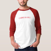 Unzerbrechlicher Red Baseball Style T