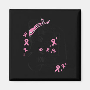 Unzerbrechliches rosa Ribbon Brustkrebs-Bewusstsei Magnet