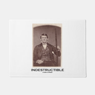 Unzerstörbarer Phineas Messgerät-Psychologie-Spa Fußmatte