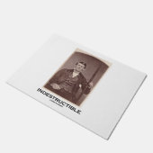 Unzerstörbarer Phineas Messgerät-Psychologie-Spaß Fußmatte (Schrägansicht)