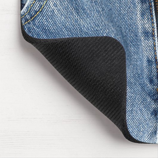Unzipped Blue Jeans Mousepad (Ecke)