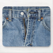 Unzipped Blue Jeans Mousepad (Vorne)