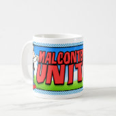 Unzufriedene vereinigen sich kaffeetasse (Vorderseite Links)