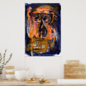 Unzugesicherter Kopf Poster (Küche)