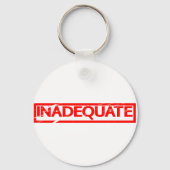 Unzulängliche Briefmarke Schlüsselanhänger (Rückseite)