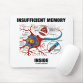 Unzulängliches Gedächtnis-Innere (Neuron/Synapse) Mousepad (Mit Mouse)