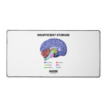 Unzureichender Speicher im Gehirn Anatomischer Spa