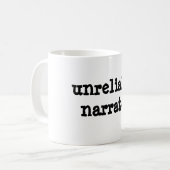 unzuverlässiger Erzähler Kaffeetasse (Vorderseite Links)