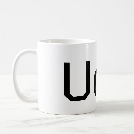 UoA UNIVERSITY Kaffeetasse (Links)