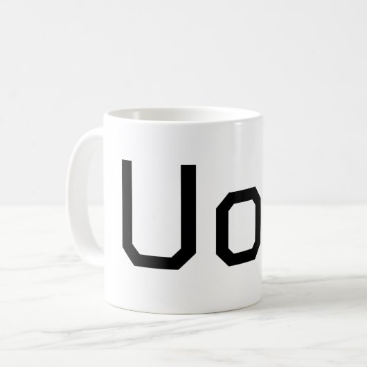 UoD Kaffeetasse (Vorderseite Links)