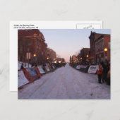 UP 200 Startlinie, Marquette, MI Postkarte (Vorne/Hinten)